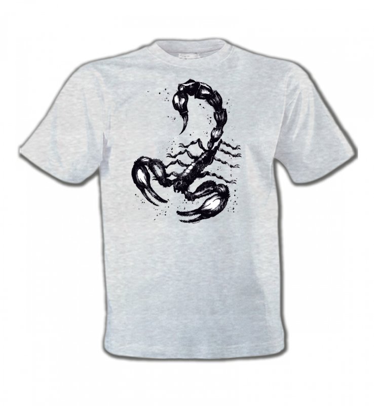 T-Shirts Col Rond Enfants Arachnides Scorpion (F2)