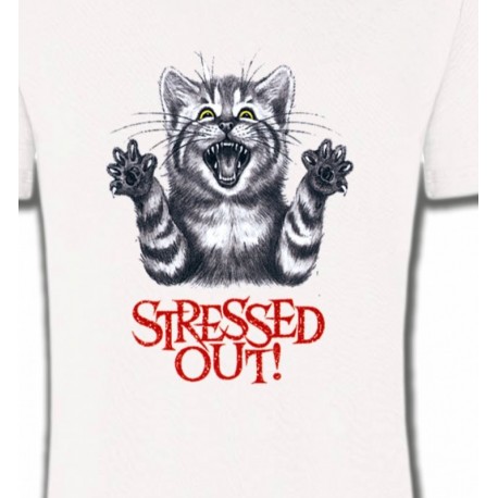 Chat humour Stressed Out (V)