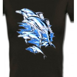 T-Shirts Aquatique Saut de dauphins