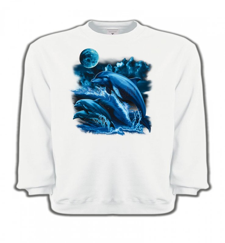 Sweatshirts Enfants Aquatique Sauts de dauphins (W2)