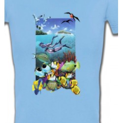 T-Shirts Aquatique Exploration de fond marin