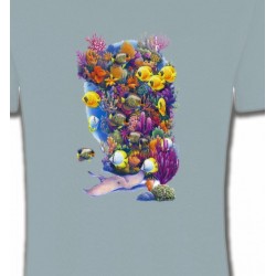 T-Shirts Aquatique Fond de l'océan (C2)