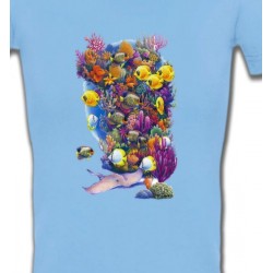 T-Shirts Aquatique Fond de l'océan (C2)