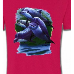 T-Shirts Aquatique 4 dauphins