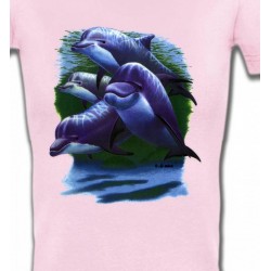 T-Shirts Aquatique 4 dauphins