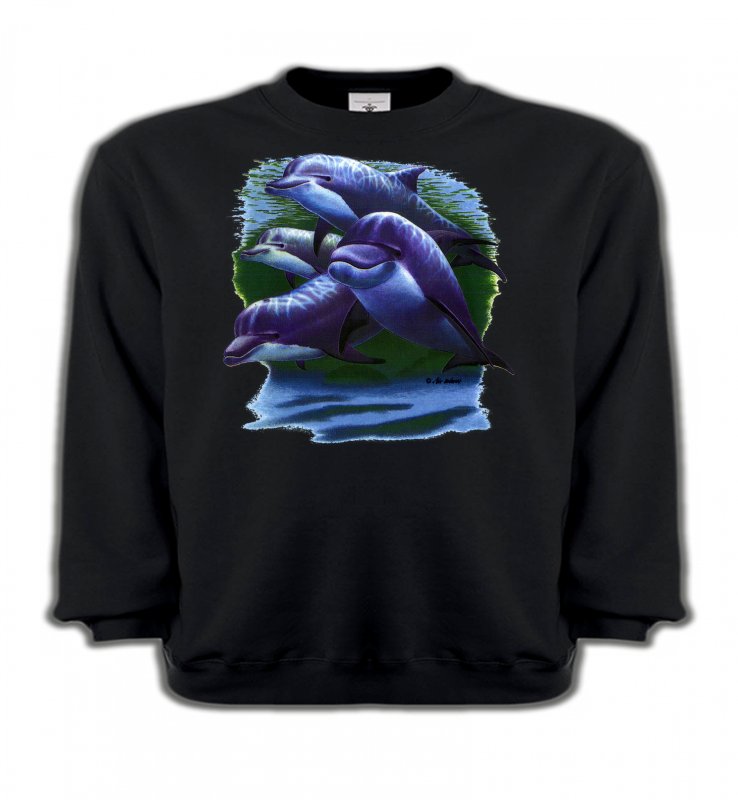 Sweatshirts Enfants Aquatique 4 dauphins