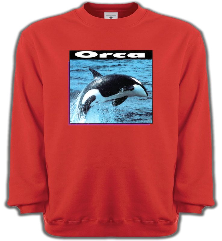 Sweatshirts Unisexe Aquatique Orque (I3)