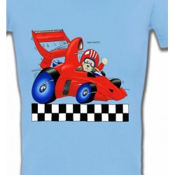 T-Shirts Enfants Nounours dans voiture de course (K2)