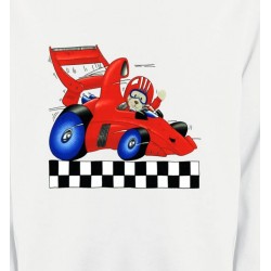 Sweatshirts Enfants Nounours dans voiture de course (K2)