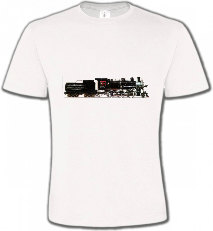T-Shirts Col Rond Unisexe Camions Train  Locomotive époque (G)