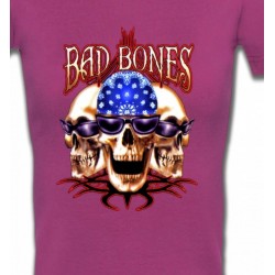 T-Shirts T-Shirts Col V Femmes Bad Bones