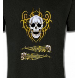 T-Shirts Véhicule Crâne tribal (Bikers)