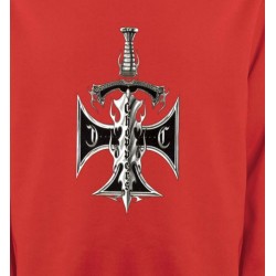 Sweatshirts Tribal Métal Celtique Dague et croix choppers (A3)