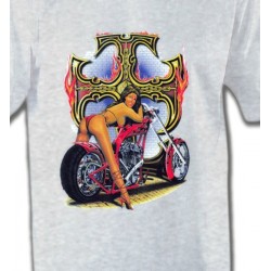 T-Shirts T-Shirts Col Rond Enfants Femme bikers (S)