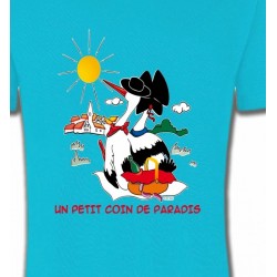 T-Shirts Alsace  souvenir T-Shirt Un petit coin de paradis Alsace