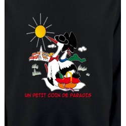 Sweatshirts Alsace  souvenir T-Shirt Un petit coin de paradis Alsace