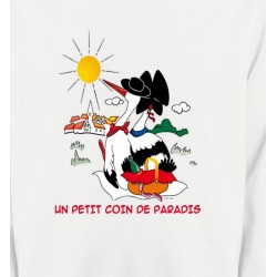 Sweatshirts Alsace  souvenir T-Shirt Un petit coin de paradis Alsace