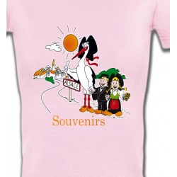 T-Shirts T-Shirts Col V Femmes Souvenirs Alsace