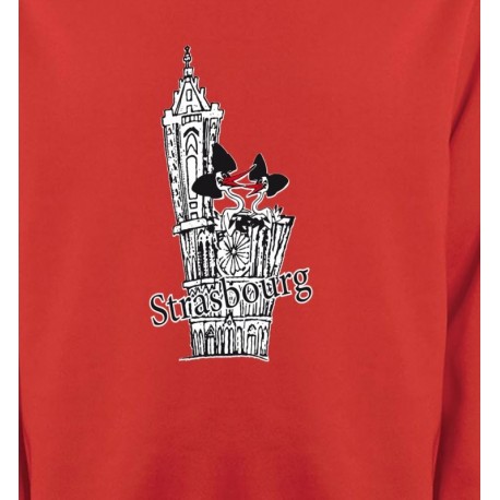 T-Shirt Cathédrale de Strasbourg avec cigognes