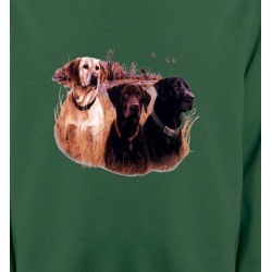 Sweatshirts Chasse et Pêche Trois chiens de chasse