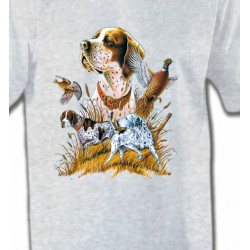 T-Shirts Chasse et Pêche Epagneul (F)