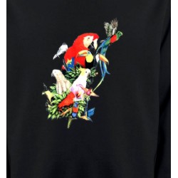 Sweatshirts Oiseaux Toutes races de Perroquets (Q)