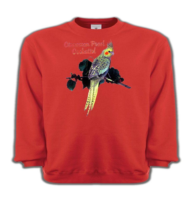 Sweatshirts Enfants oiseaux exotiques Perroquet Cockatiel Perlé (D)