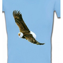 T-Shirts Oiseaux Aigle en vol aigle pygargue à tête blanche