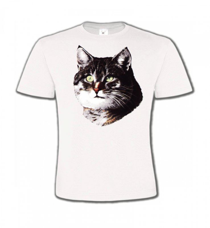 T-Shirts Col Rond Enfants Races de chats Chat (D2)