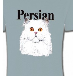T-Shirts T-Shirts Col Rond Unisexe Chat Persan (H2)