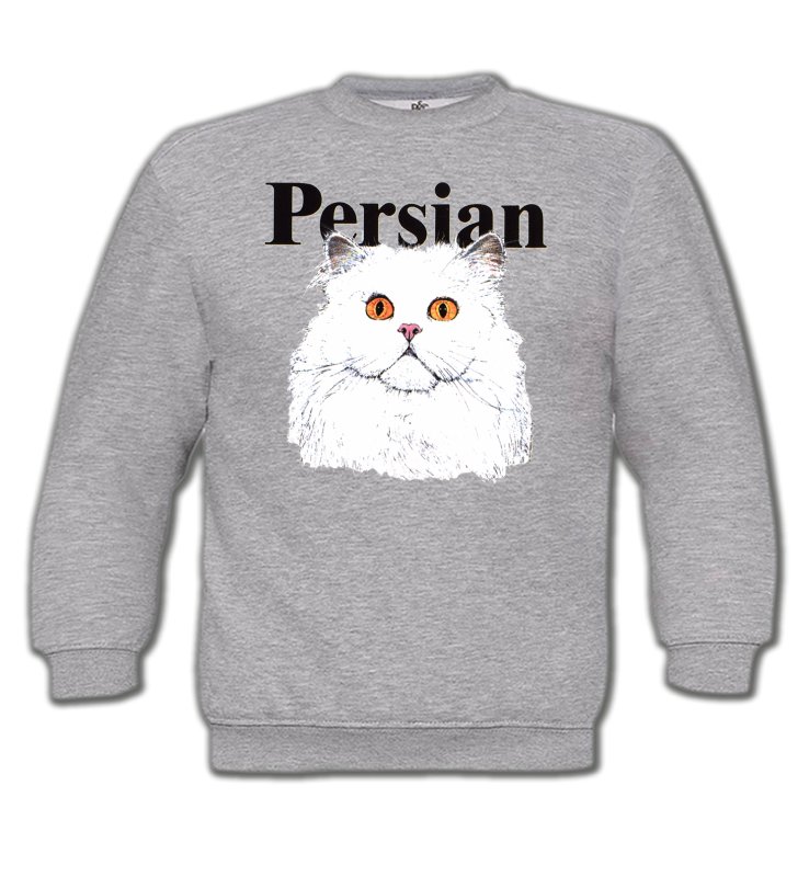 Sweatshirts Enfants Races de chats Chat Persan (H2)