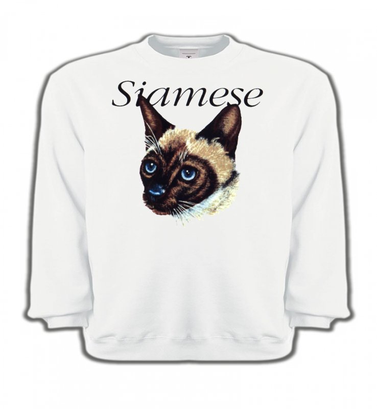 Sweatshirts Enfants Races de chats Chat siamois (K2)