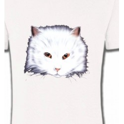 T-Shirts Races de chats Chat Angora blanc