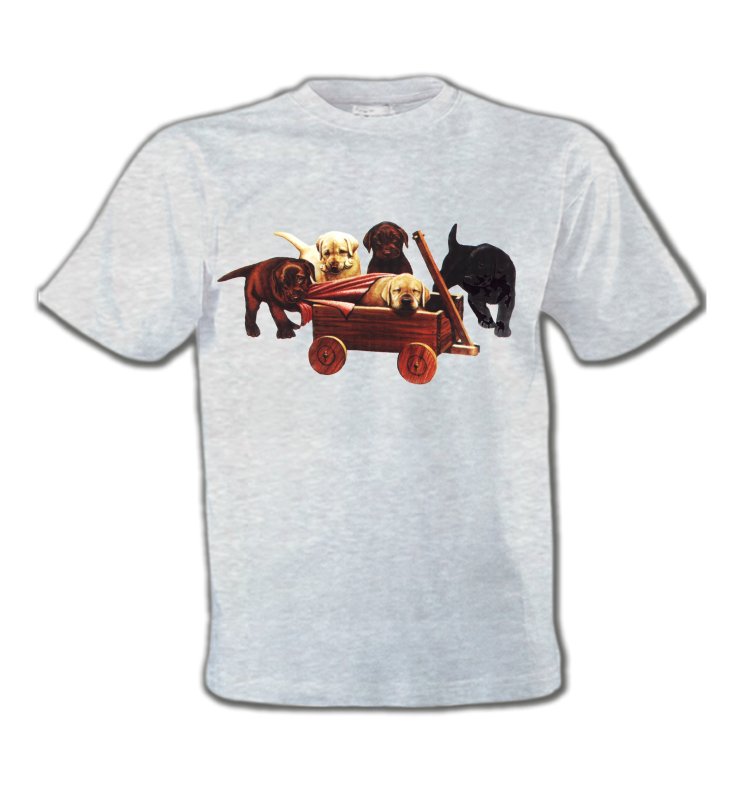 T-Shirts Col Rond Enfants Labrador Bébé Labrador (B2G)
