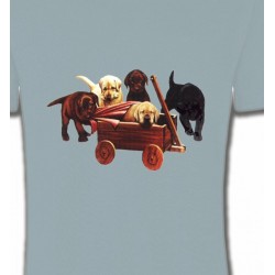 T-Shirts Races de chiens Bébé Labrador (B2G)