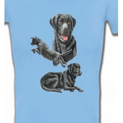 T-Shirts Races de chiens Labrador noir (C)