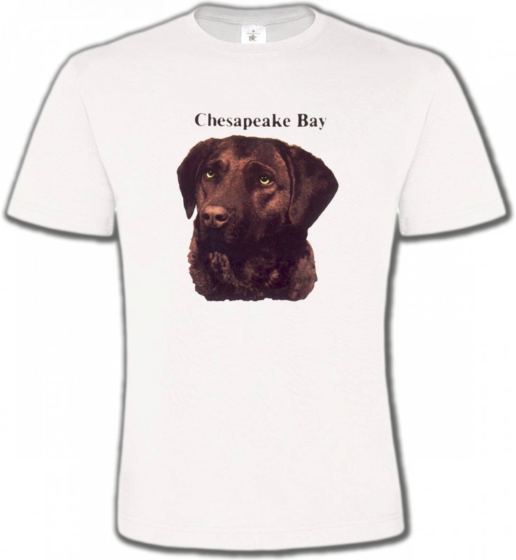 T-Shirts Col Rond Unisexe Labrador Labrador chocolat (G)