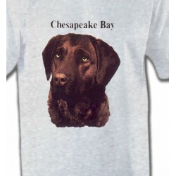 T-Shirts T-Shirts Col Rond Unisexe Labrador chocolat (G)