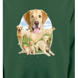 Sweatshirts Labrador Labrador paysage sable  (R)