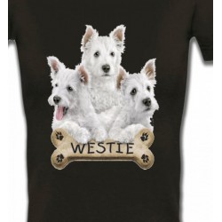 T-Shirts Races de chiens Westie (E)
