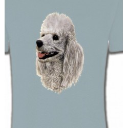 T-Shirts Races de chiens Tête de Caniche (D)