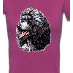 T-Shirts Races de chiens Caniche noir (Q)