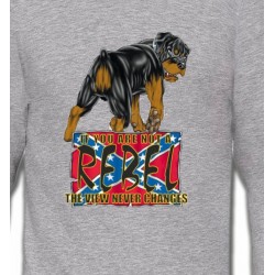 Sweatshirts Races de chiens Rottweiler Rebel  (A)