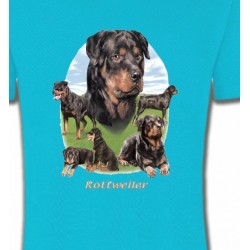 T-Shirts Rottweiler Rottweiler Paysage (C)