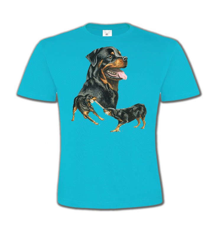 T-Shirts Col Rond Enfants Rottweiler Rottweiler (E)
