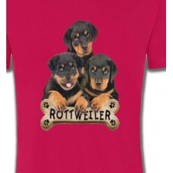 T-Shirts Rottweiler Bébés Rottweilers (R)