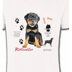 T-Shirts Races de chiens Rottweiler Chiot  (Q)