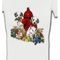 T-Shirts Races de chiens Dalmatiens chiots (A)