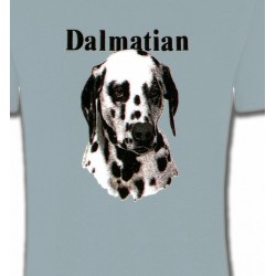 T-Shirts Dalmatiens Tête Dalmatien (H)