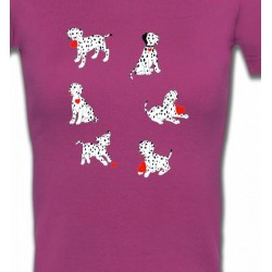 T-Shirts T-Shirts Col V Femmes Dalmatien (K)